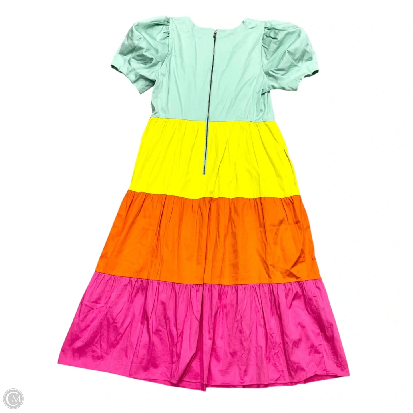 Dress Designer By Alice + Olivia In Rainbow Print, Size: M