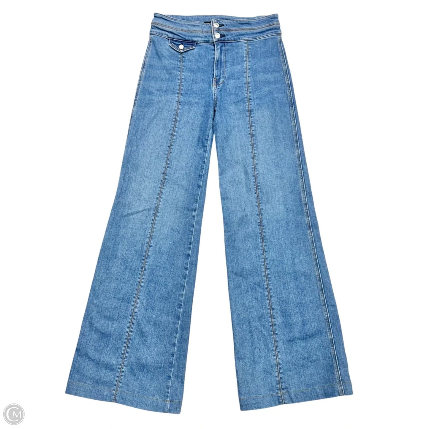 Jeans Flared By Veronica Beard In Blue Denim, Size: 6
