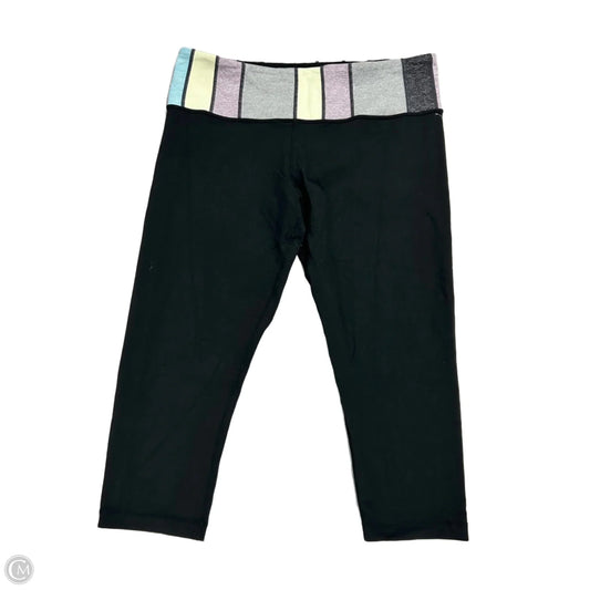 Athletic Leggings Capris By Lululemon In Black, Size: 12