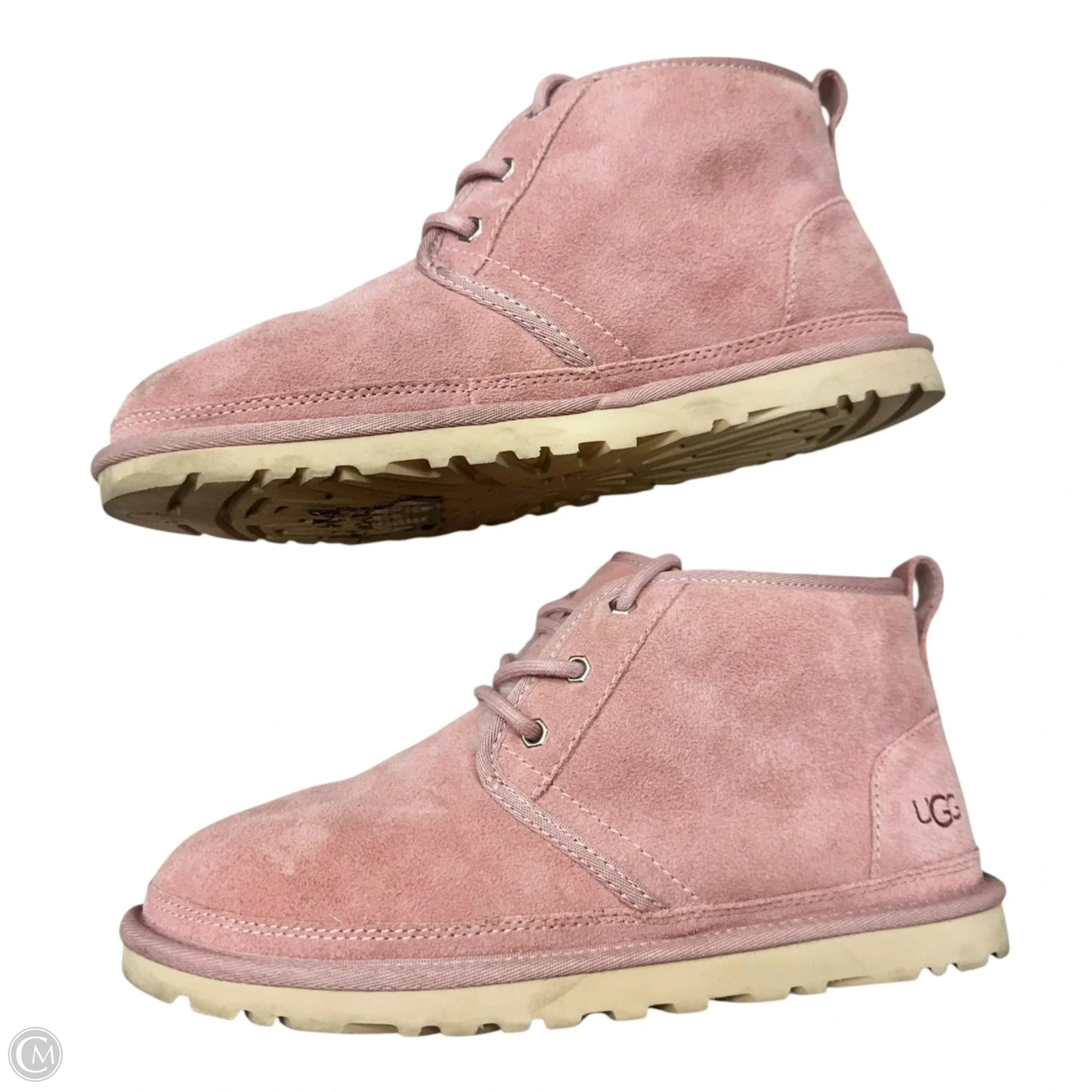 Boots Designer By Ugg In Pink, Size: 8