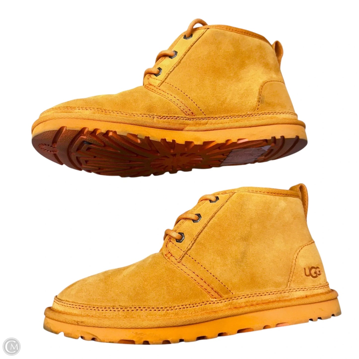 Boots Designer By Ugg In Orange, Size: 7