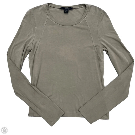 Top Long Sleeve Designer By Max Mara In Taupe, Size: M