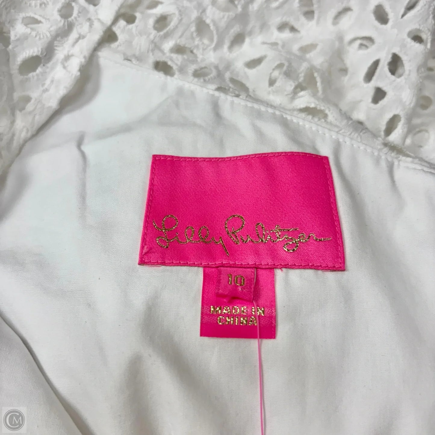 Dress Designer By Lilly Pulitzer In White, Size: M