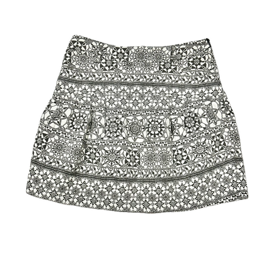 Skirt Luxury Designer By Emporio Armani In Grey & White, Size: 6