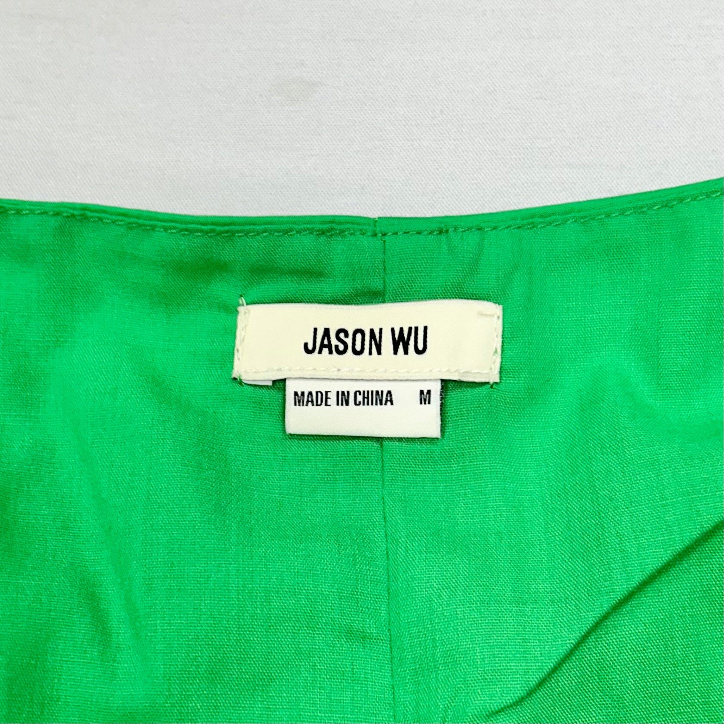 Top Short Sleeve Designer By Jason Wu In Green, Size: M