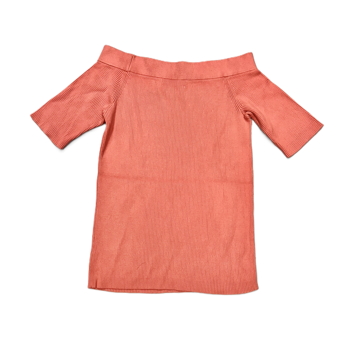 Top Short Sleeve By Anthropologie In Pink, Size: L