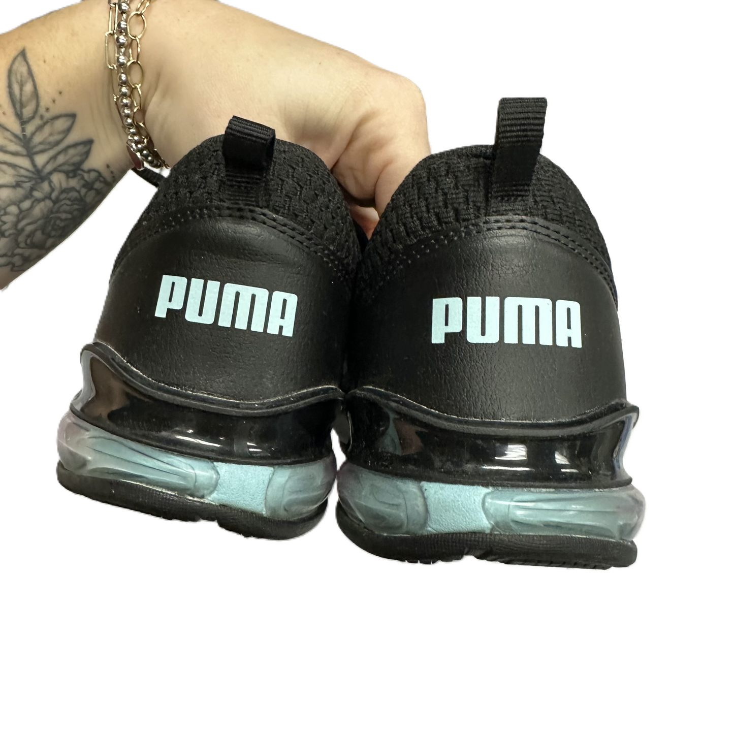 Shoes Athletic By Puma In Black & Blue, Size: 10