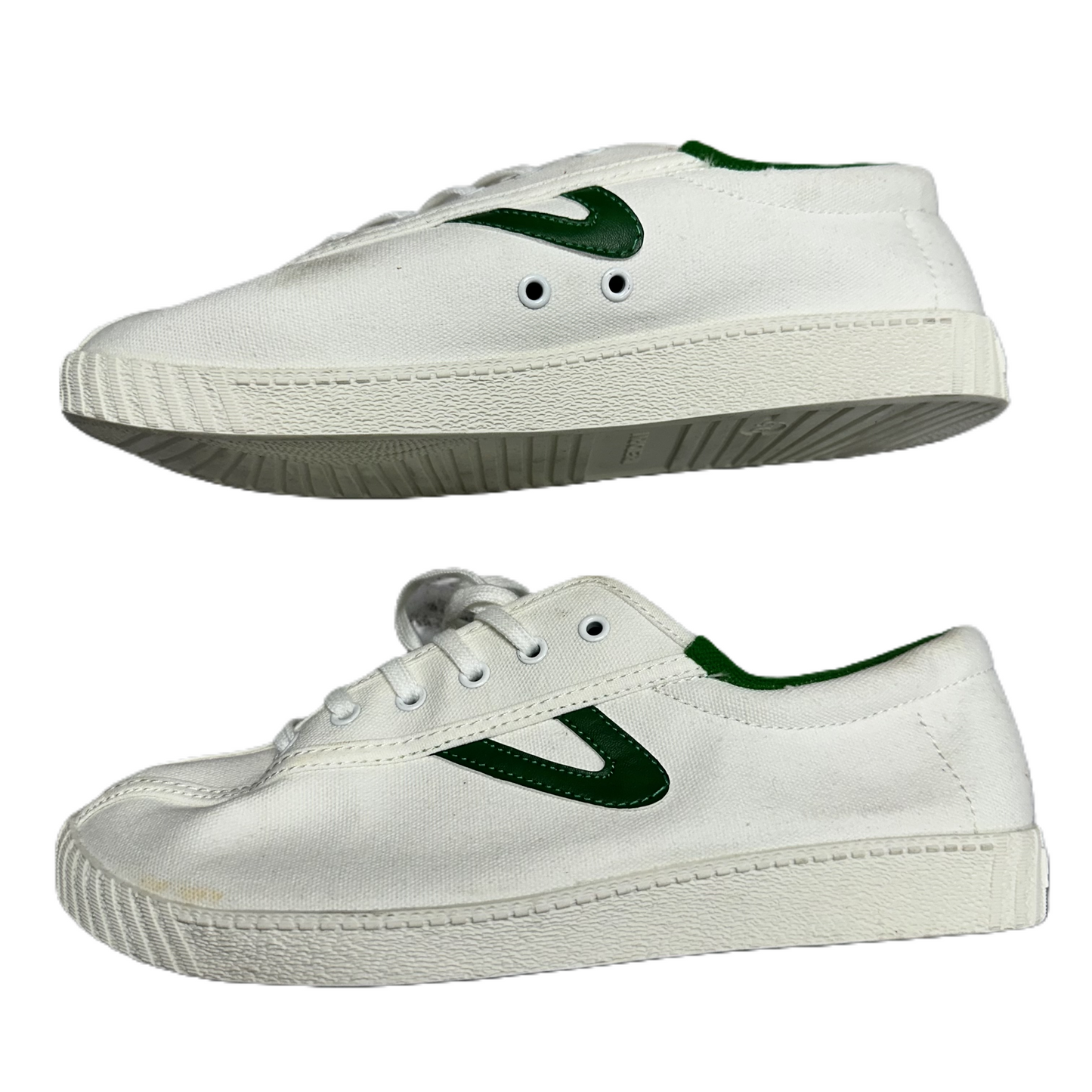 Shoes Sneakers By Tretorn In Green & White, Size: 9.5