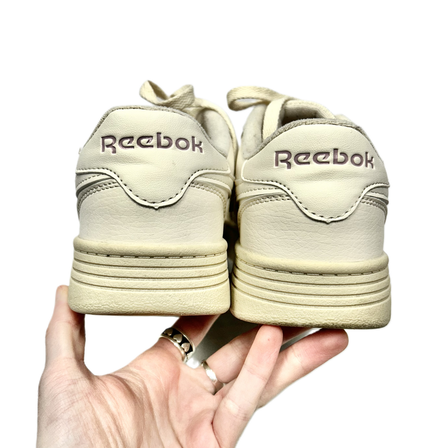 Shoes Sneakers By Reebok In Cream, Size: 7.5