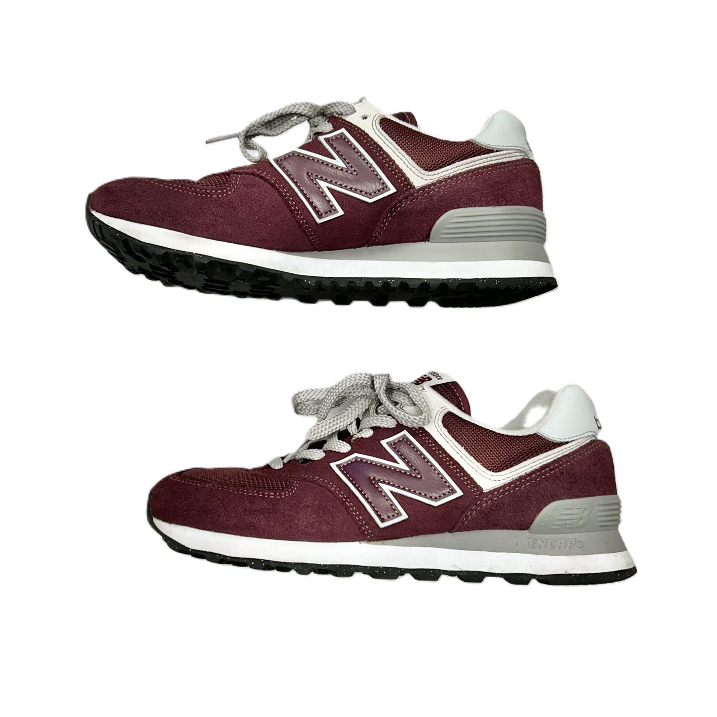 Shoes Sneakers By New Balance In Maroon, Size: 9