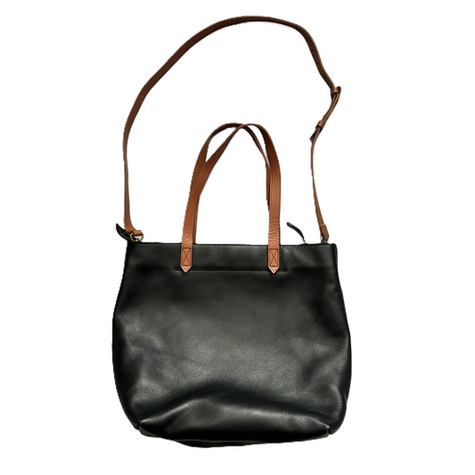 Handbag Leather By Madewell, Size: Medium