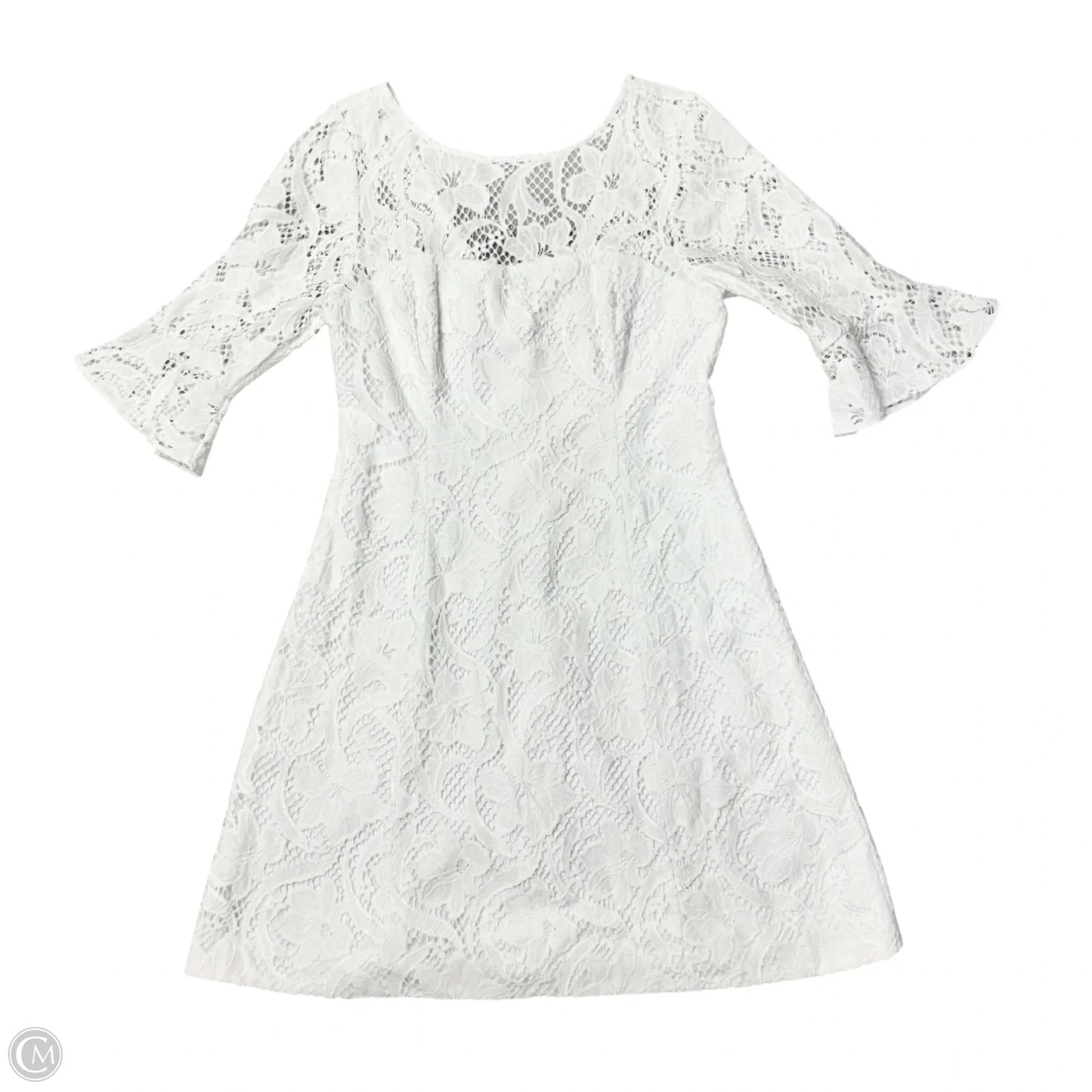 Dress Designer By Lilly Pulitzer In White, Size: M