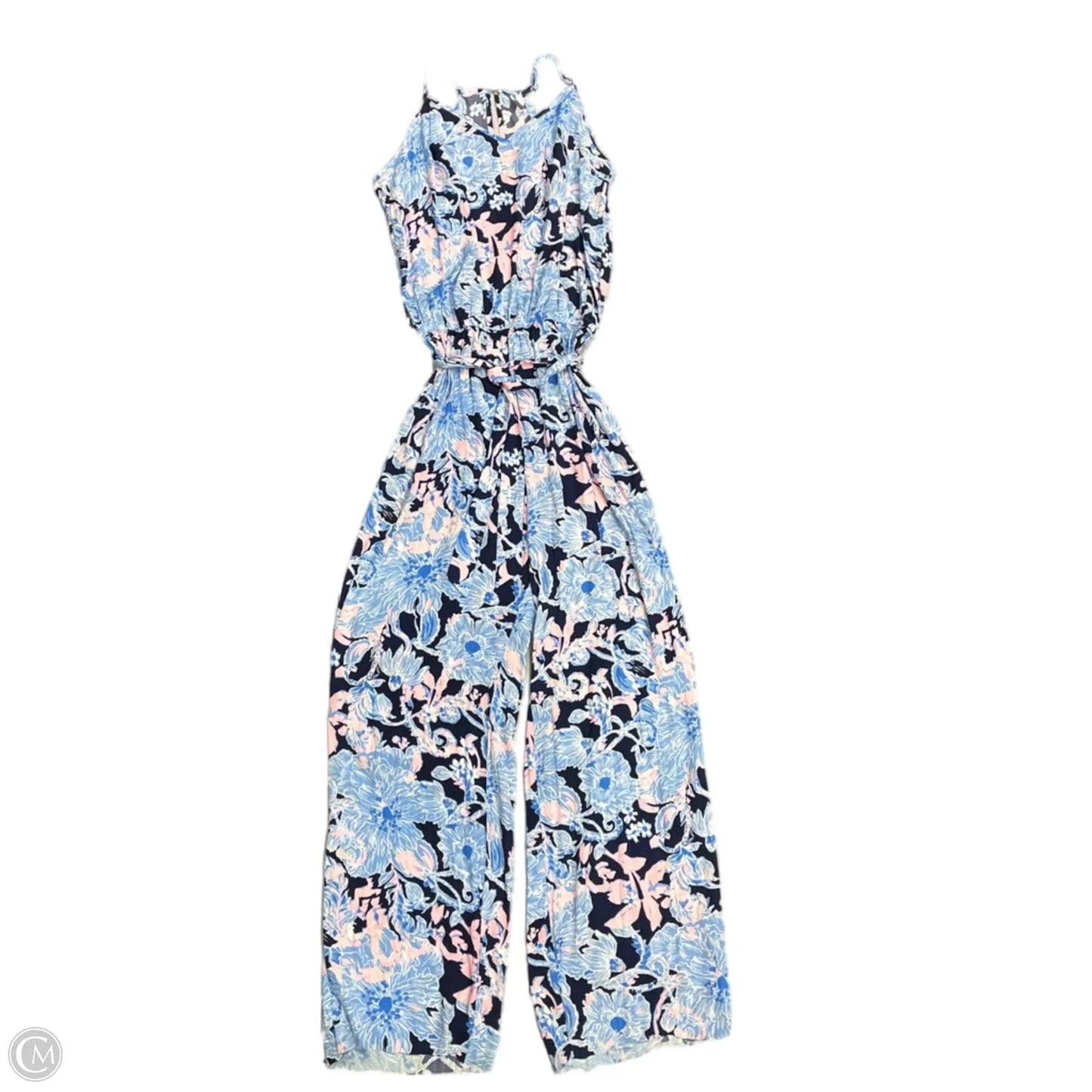 Jumpsuit Designer By Lilly Pulitzer In Blue & Pink, Size: M