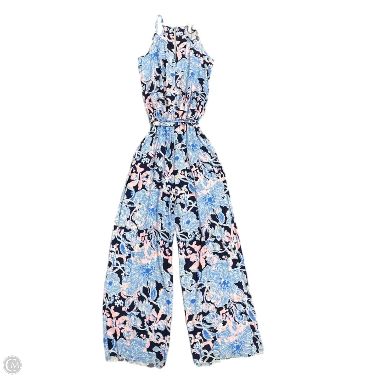 Jumpsuit Designer By Lilly Pulitzer In Blue & Pink, Size: M