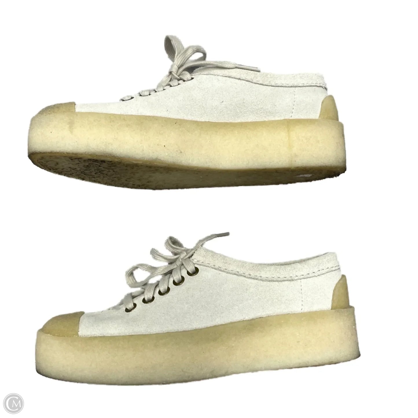 Shoes Sneakers Platform By Clarks In Beige, Size: 7