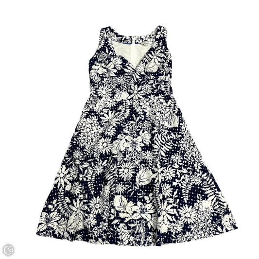 Dress Party Midi By Boden In Blue & White, Size: Mp