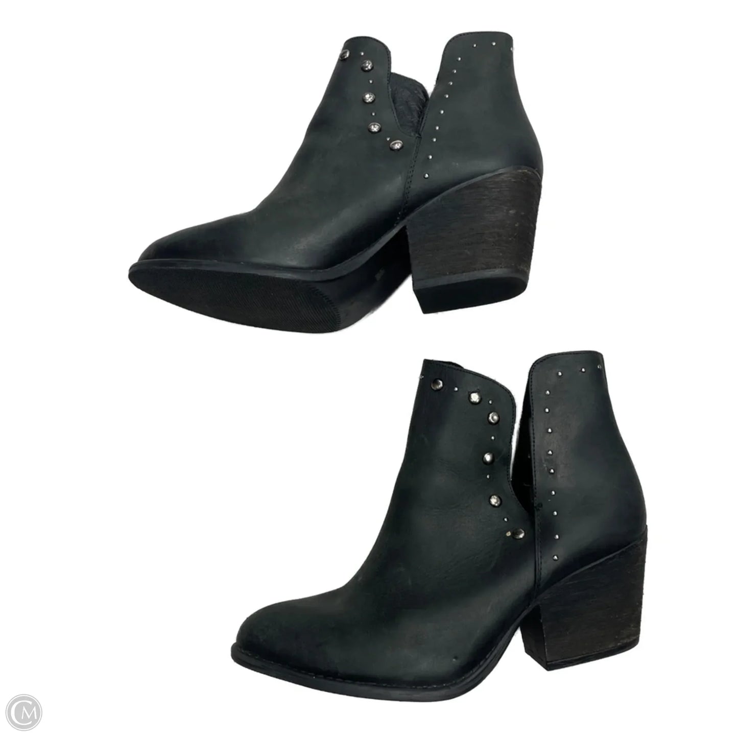 Boots Ankle Heels By Musse & Cloud In Black, Size: 8