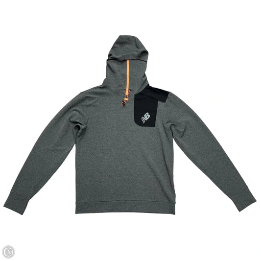 Athletic Jacket By New Balance In Grey, Size: S