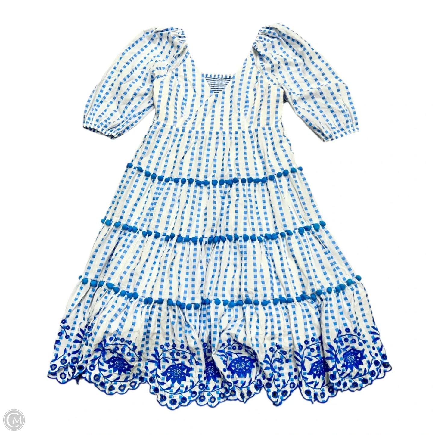 Dress Designer By Lilly Pulitzer In Blue & White, Size: Xs