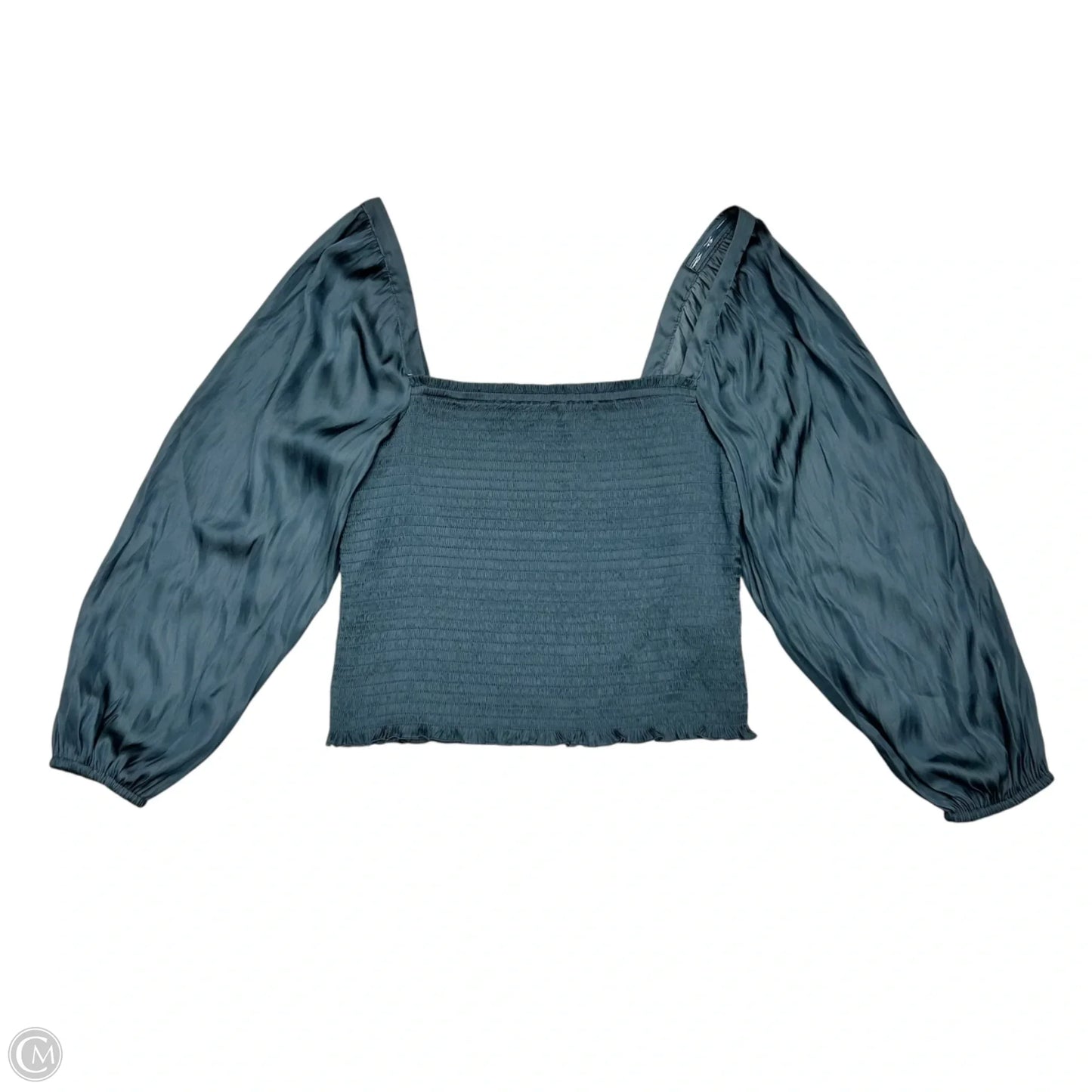 Blouse Long Sleeve By J. Crew In Navy, Size: M