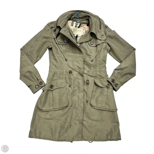 Jacket Luxury Designer By Burberry In Green, Size: S