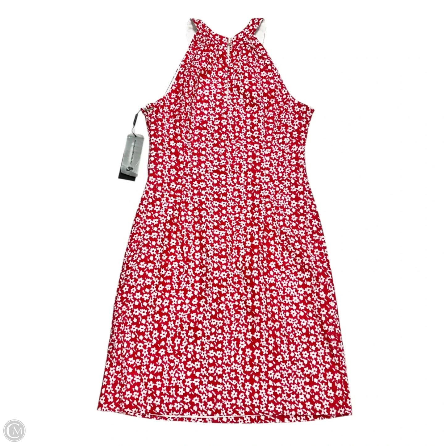 Dress Designer By Karl Lagerfeld In Pink & White, Size: Xs
