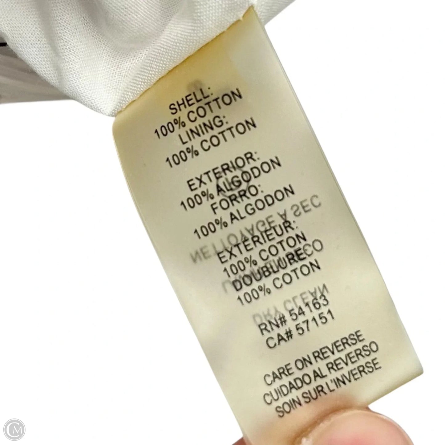 Dress Designer By Karl Lagerfeld In Pink & White, Size: Xs