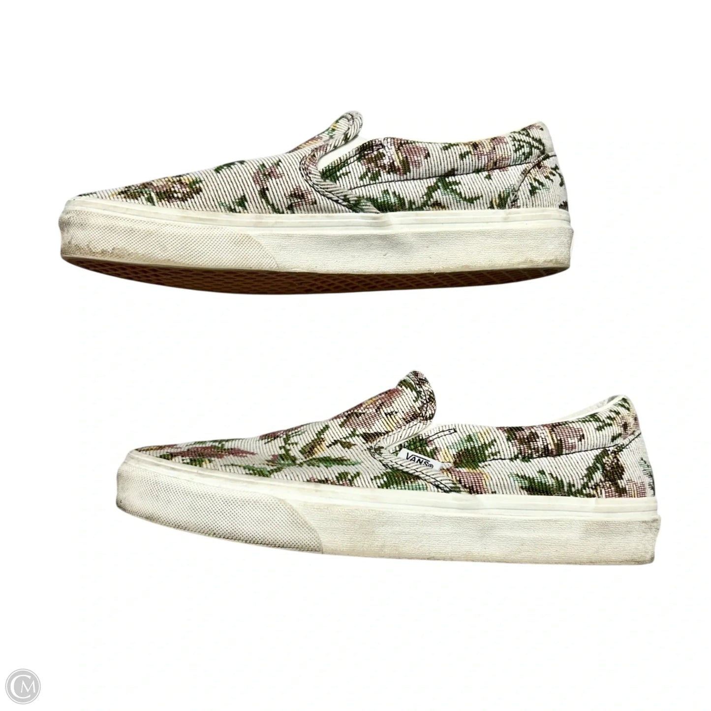 Shoes Sneakers By Vans In Cream, Size: 10