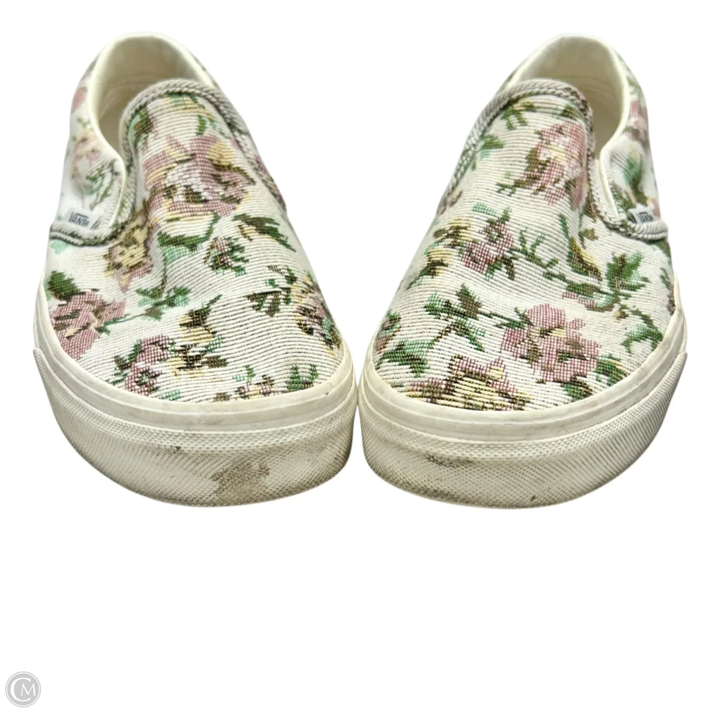 Shoes Sneakers By Vans In Cream, Size: 10