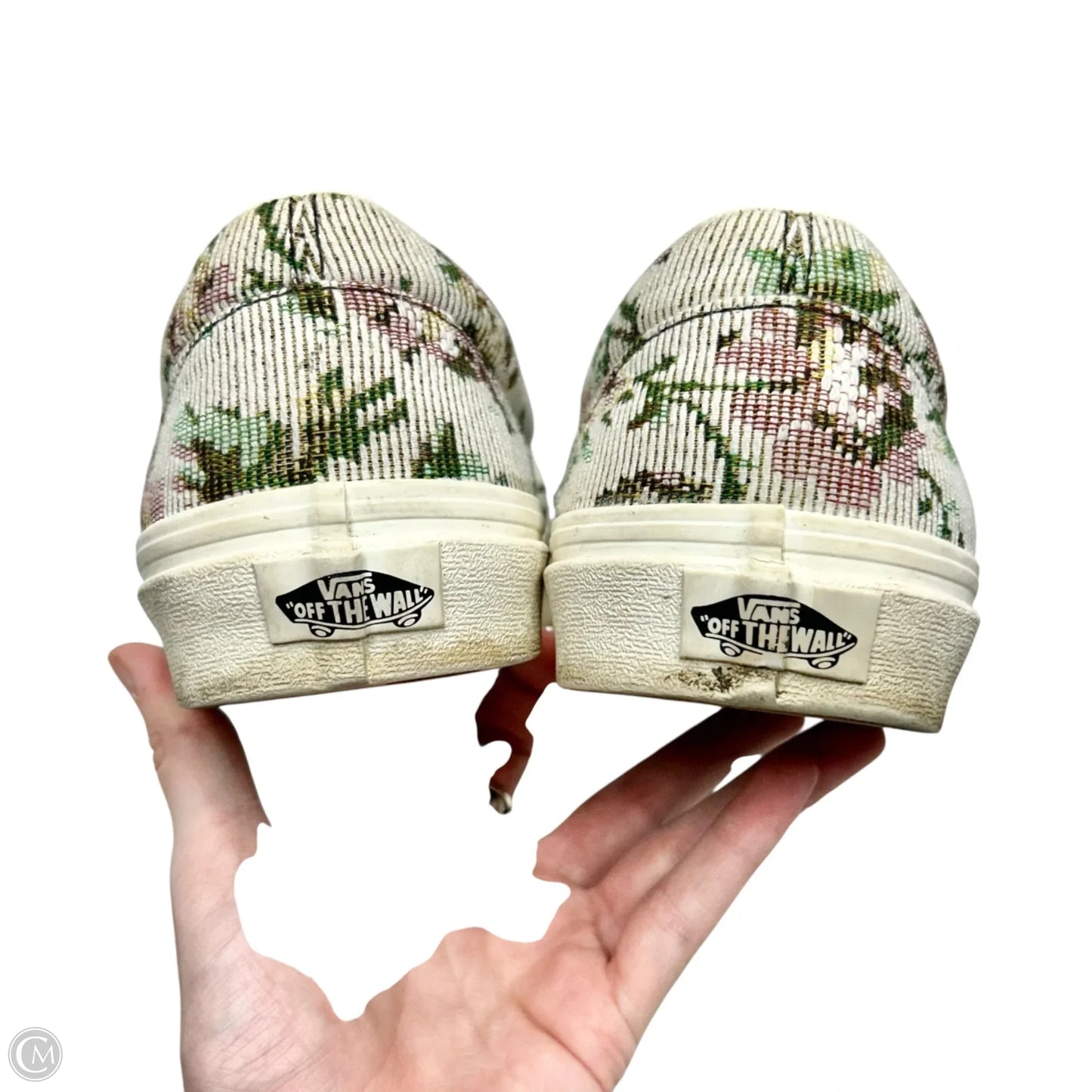 Shoes Sneakers By Vans In Cream, Size: 10