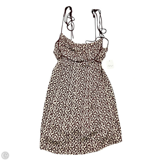 Dress Casual Short By Free People In Maroon & Tan, Size: S