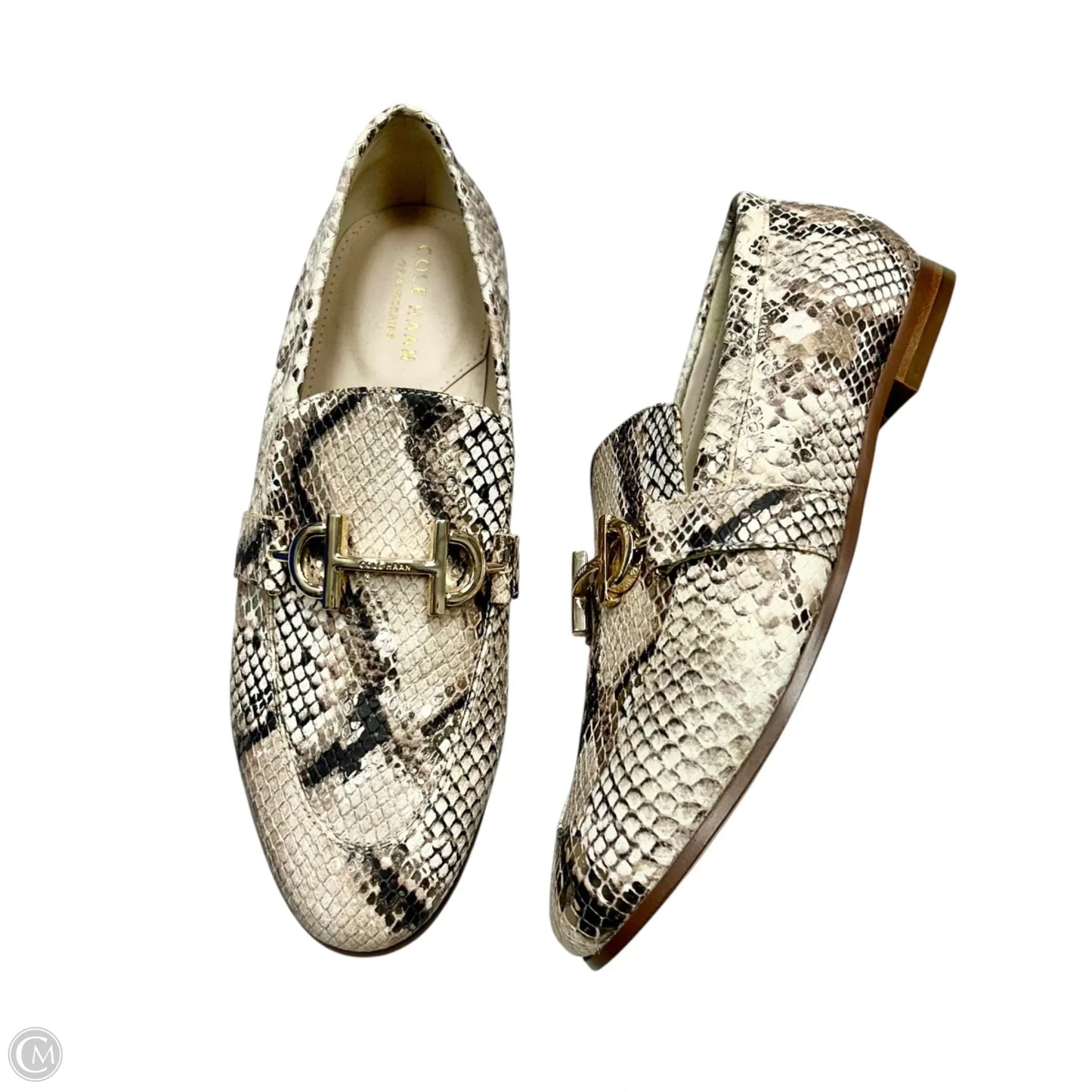 Shoes Flats By Cole-haan In Snakeskin Print, Size: 7.5