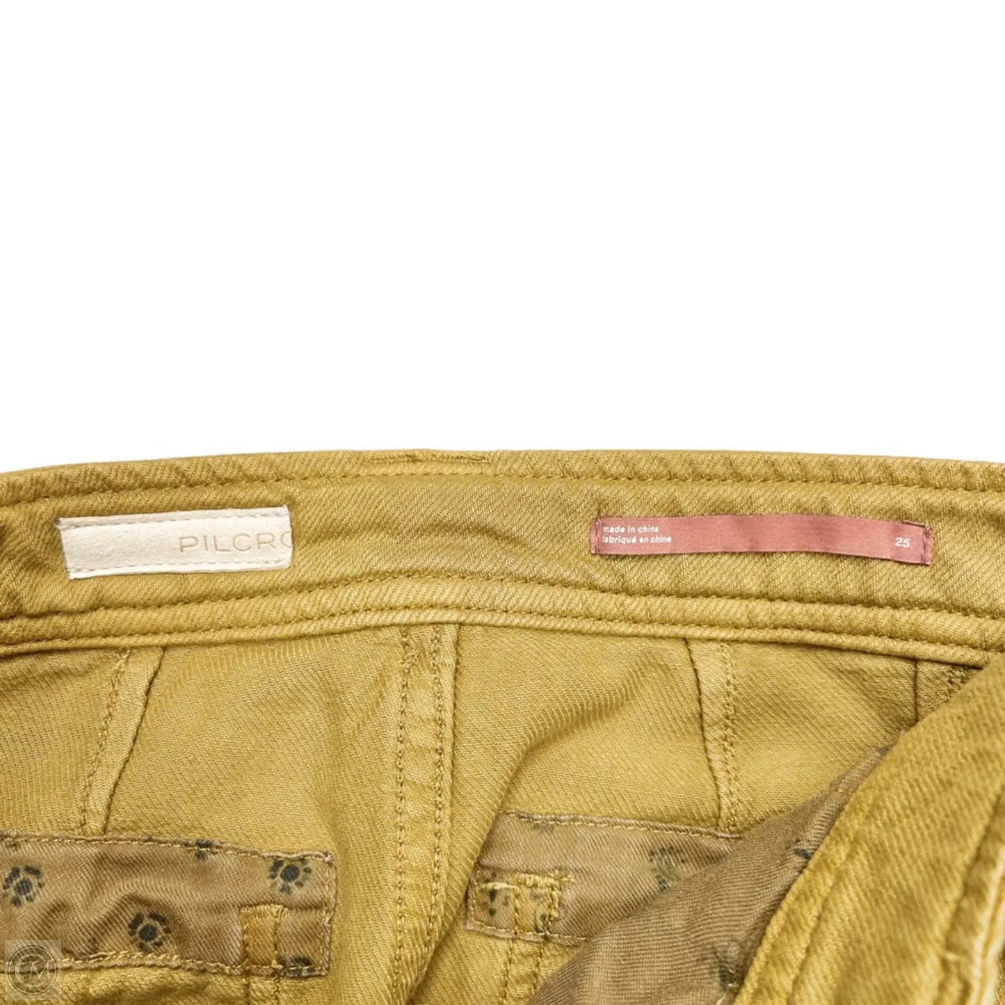 Pants Wide Leg By Pilcro In Chartreuse, Size: 0