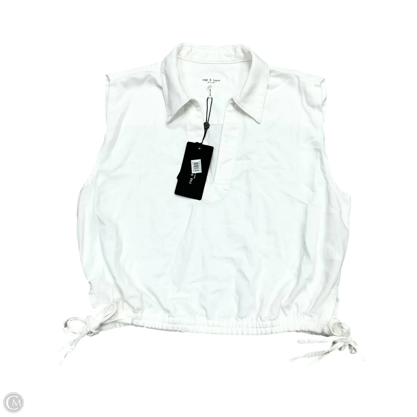 Top Sleeveless By Rag And Bone In White, Size: L