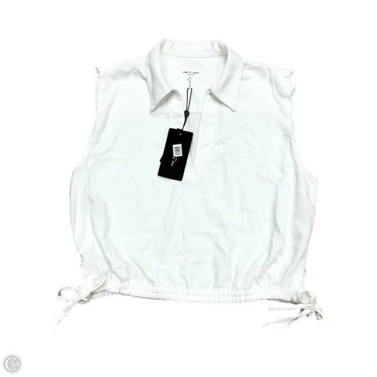 Top Sleeveless By Rag And Bone In White, Size: L