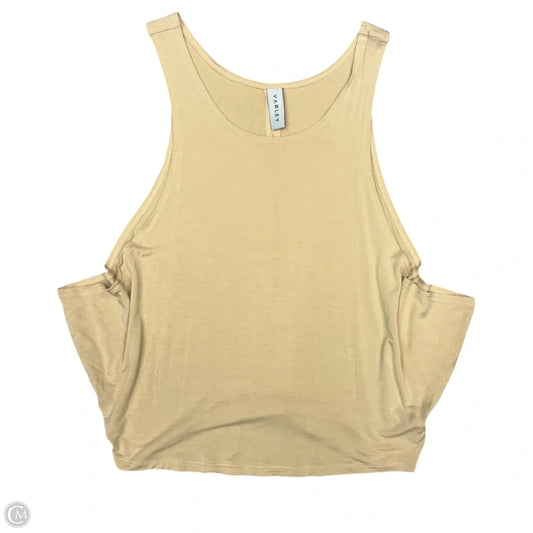 Athletic Tank Top By Varley In Tan, Size: S