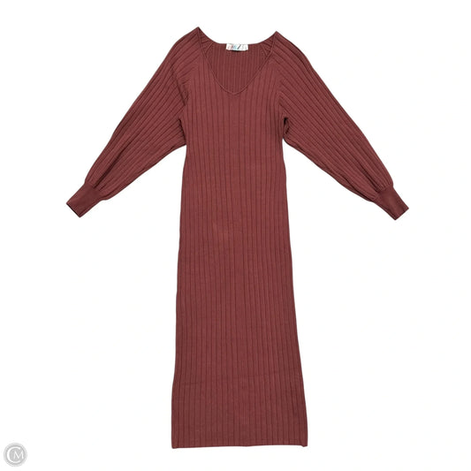 Dress Sweater By Free People In Brown, Size: Xs