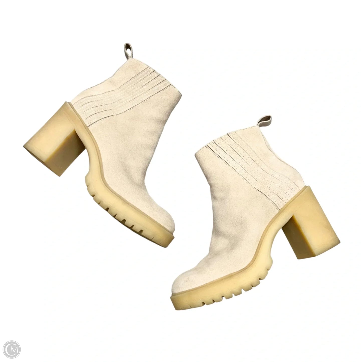 Boots Ankle Heels By Dolce Vita In Taupe, Size: 8.5