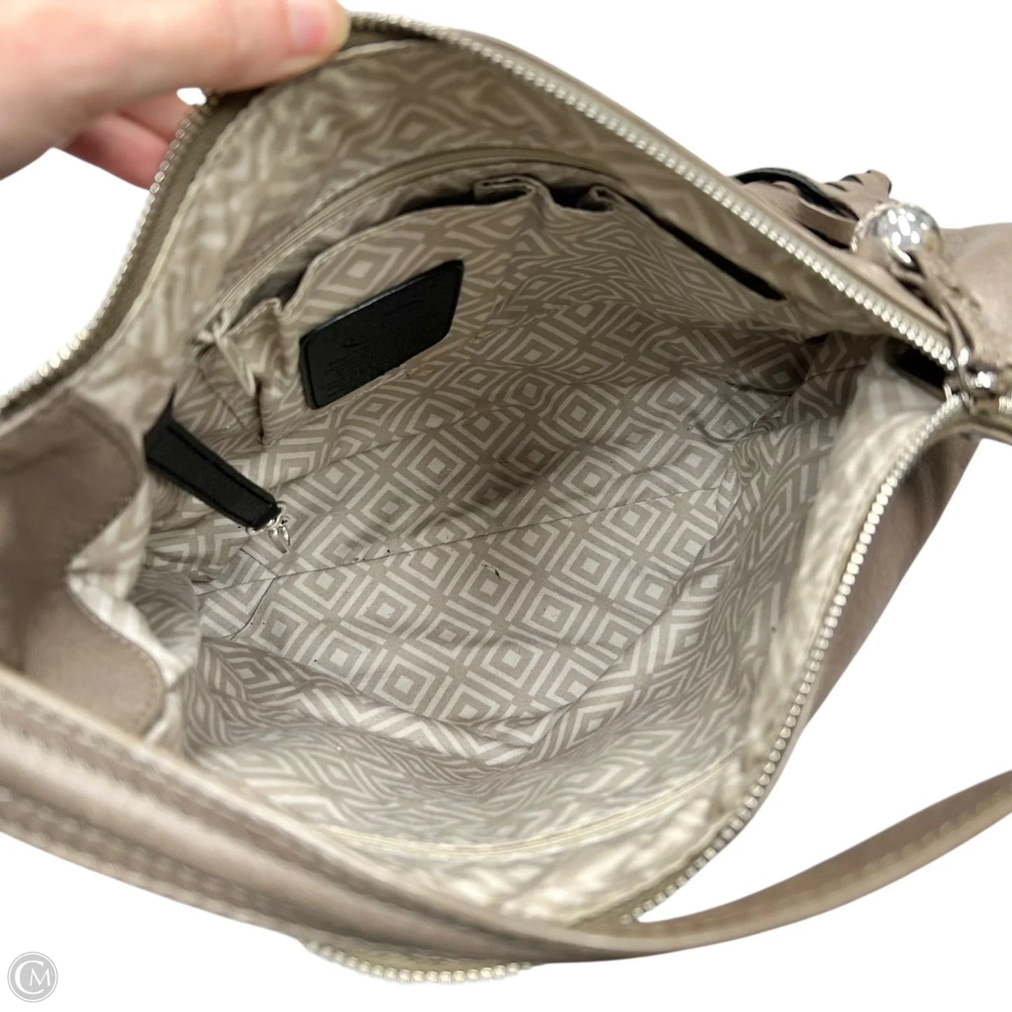 Handbag Leather By Brighton, Size: Medium