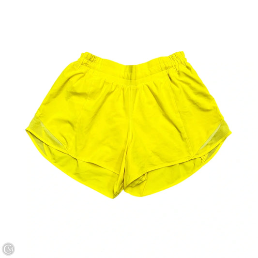 Athletic Shorts By Lululemon In Yellow, Size: M