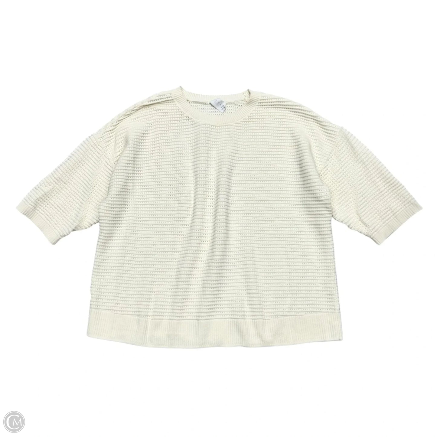 Sweater By Livi Active In Cream, Size: 3x