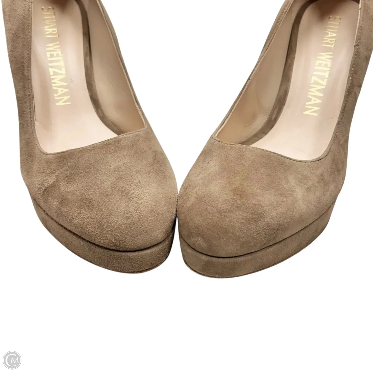 Shoes Designer By Stuart Weitzman In Brown, Size: 9