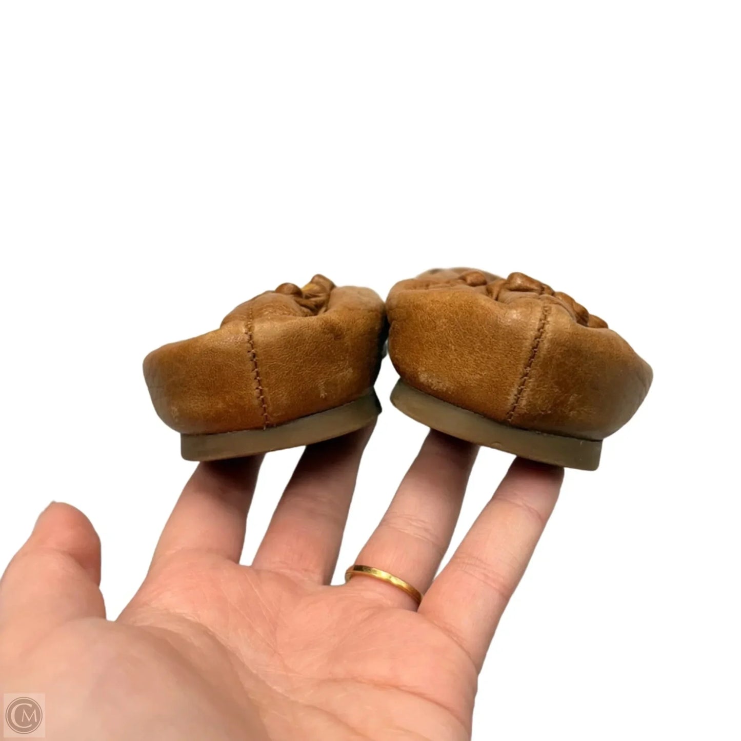 Shoes Designer By Tory Burch In Brown, Size: 7