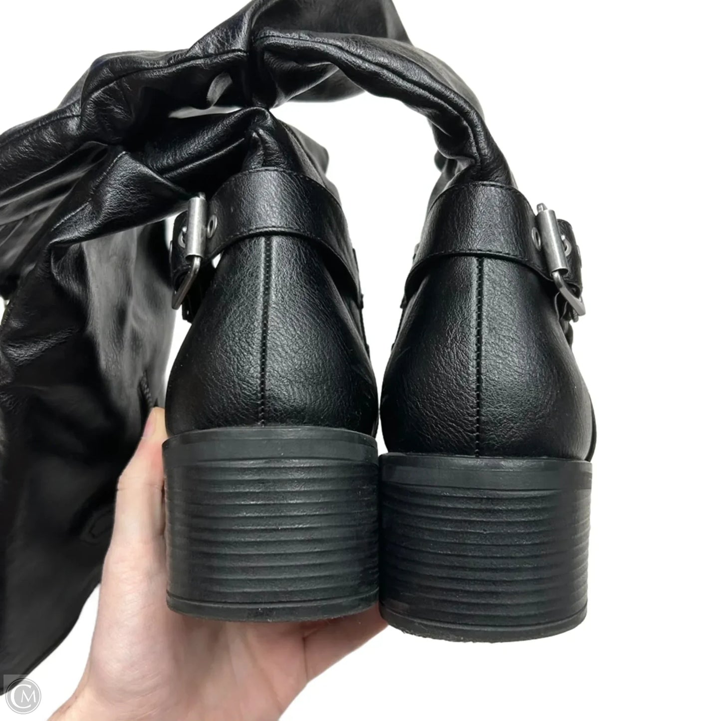 Boots Knee Heels By White Mountain In Black, Size: 11