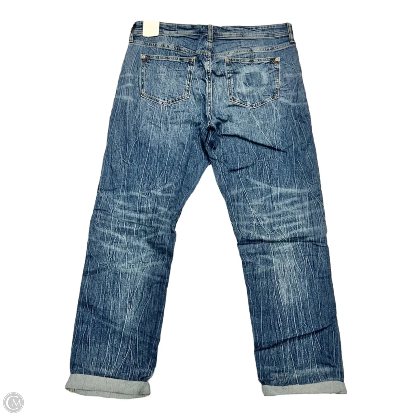 Jeans Boyfriend By Pilcro In Blue Denim, Size: 14t