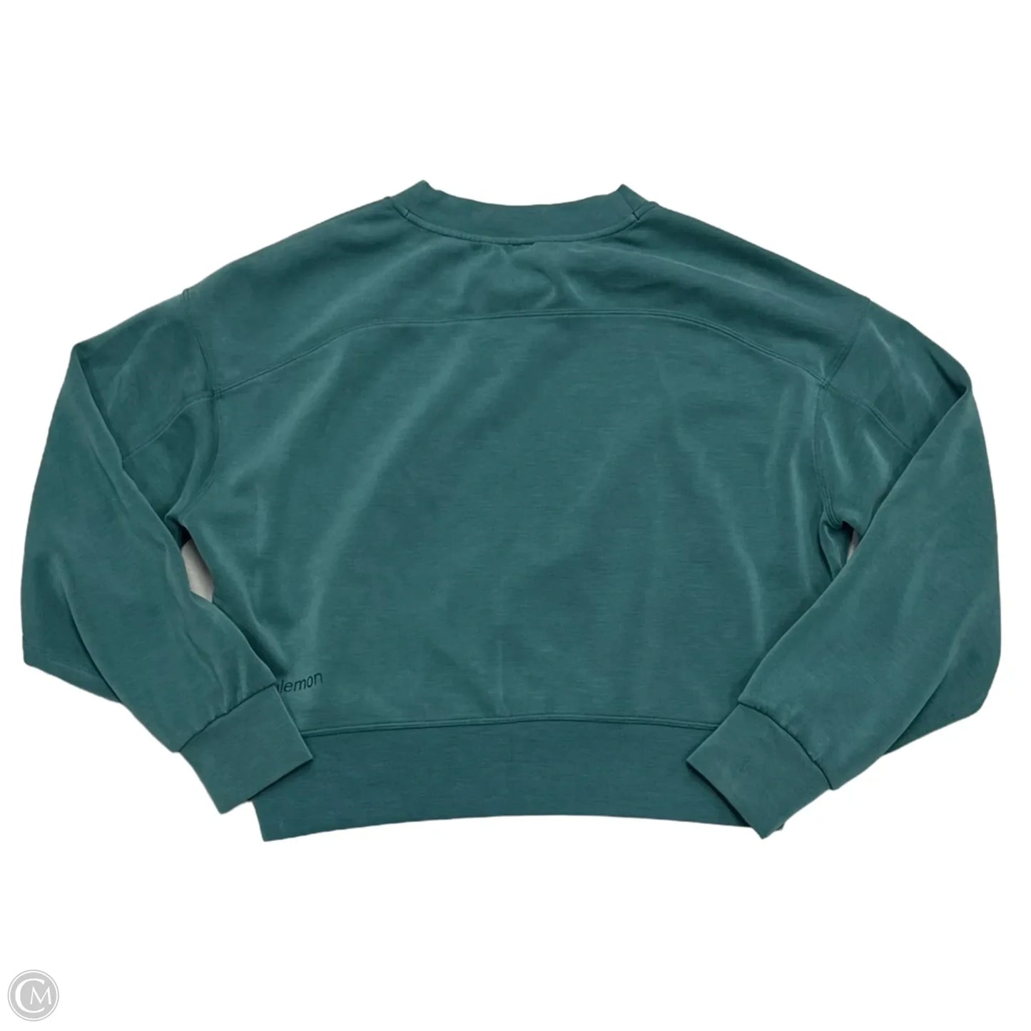 Athletic Sweatshirt Collar By Lululemon In Teal, Size: Xs