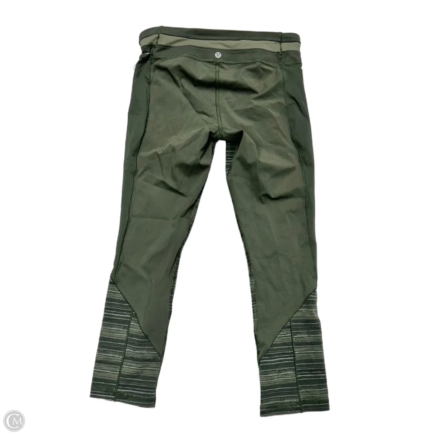 Athletic Leggings Capris By Lululemon In Green, Size: S