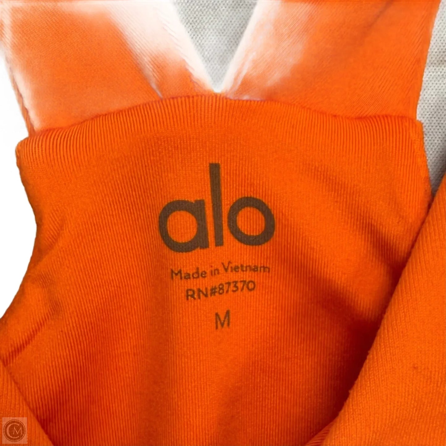 Athletic Bra By Alo In Orange, Size: M