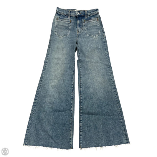 Jeans Boot Cut By Madewell In Blue Denim, Size: 0