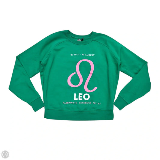 Sweatshirt Crewneck By Anthropologie In Green, Size: Xxs